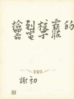 捡到校霸的遥控器电子版