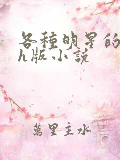 各种明星的综艺h版小说