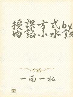 授课方式by 肉馅小水饺