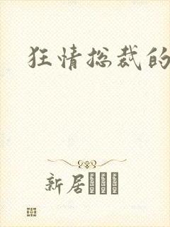 狂情总裁的囚妻