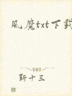 风魔txt下载