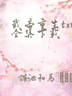 武帝重生txt全集下载