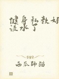 健身私教好大我流水了