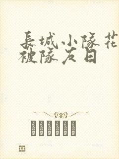 长城小队花木兰被队友日