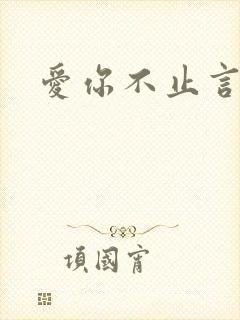 爱你不止言语