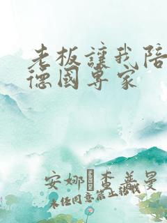 老板让我陪两个德国专家