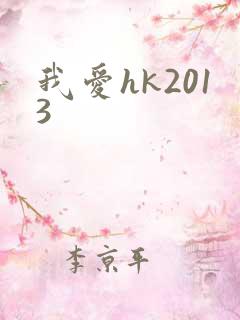 我爱hk2013