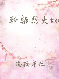 干柴烈火txt
