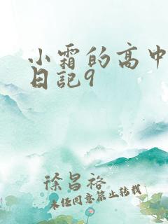 小霜的高中成长日记9