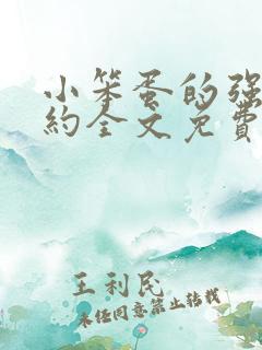 小笨蛋的强制婚约全文免费