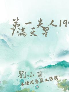 第一夫人1997满天星