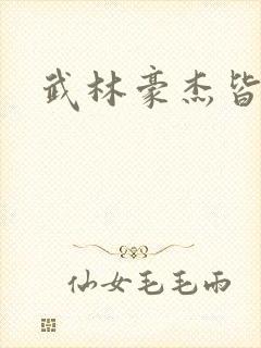 武林豪杰皆我奴