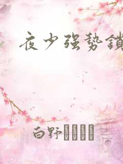 夜少强势锁婚
