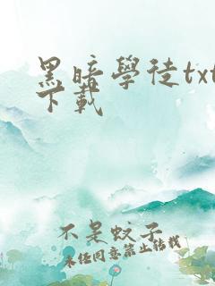 黑暗学徒txt下载