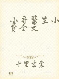 小哥医生小说免费全文