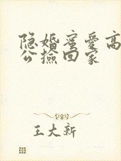 隐婚蜜爱高冷老公捡回家