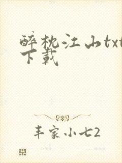 醉枕江山txt下载