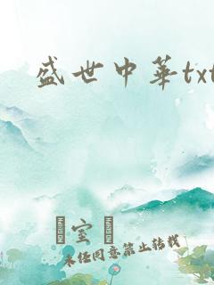 盛世中华txt