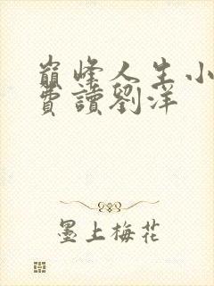 巅峰人生小说免费读刘洋