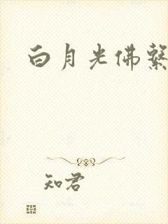 白月光佛系日常