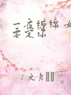 一夜缠绵 女人要定你