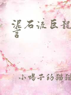 泥石流巨龙系谣言