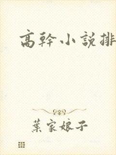 高干小说排行榜