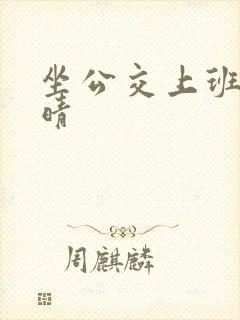 坐公交上班的苏晴