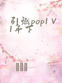 引燃pop1∨1年下