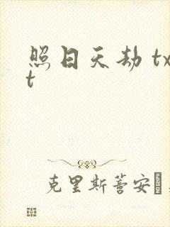 照日天劫 txt