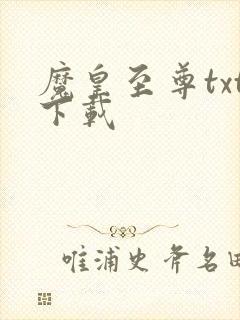 魔皇至尊txt下载