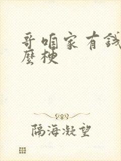 哥咱家有钱了什么梗