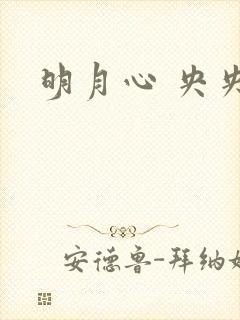 明月心 央央