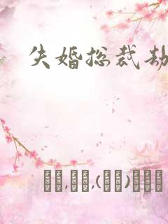 失婚总裁劫前妻