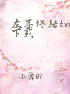 左耳终结txt下载