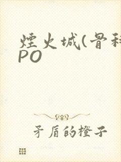 烟火城(骨科)PO