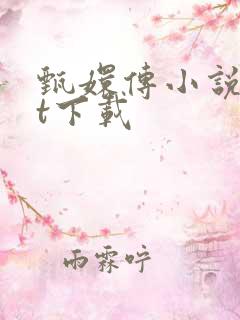 甄嬛传小说txt下载