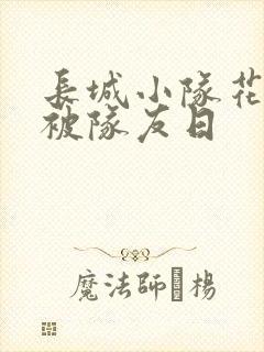 长城小队花木兰被队友日