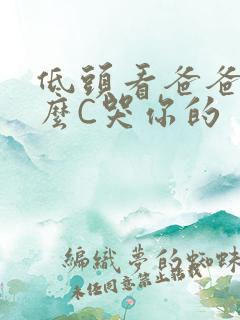 低头看爸爸是怎么C哭你的