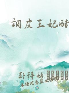 调皮王妃酷王爷