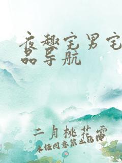 夜趣宅男宅女精品导航