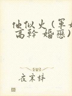 他似火 (军婚 高干 婚恋)