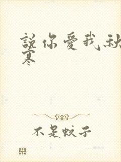 说你爱我秋夜雨寒