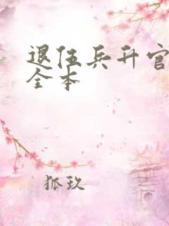 退伍兵升官记 全本