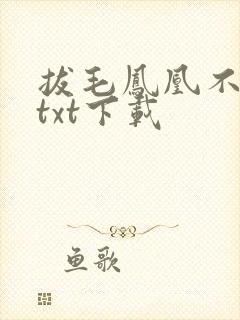 拔毛凤凰不如鸡txt下载