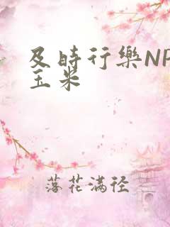 及时行乐NPH玉米