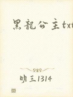 黑龙公主txt