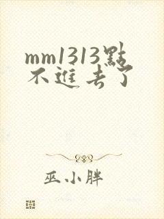 mm1313点不进去了