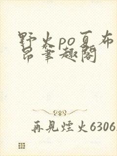 野火po夏布多昂笔趣阁