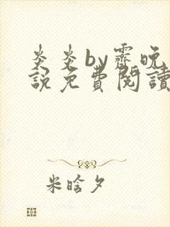 炎炎by霁晚小说免费阅读全文